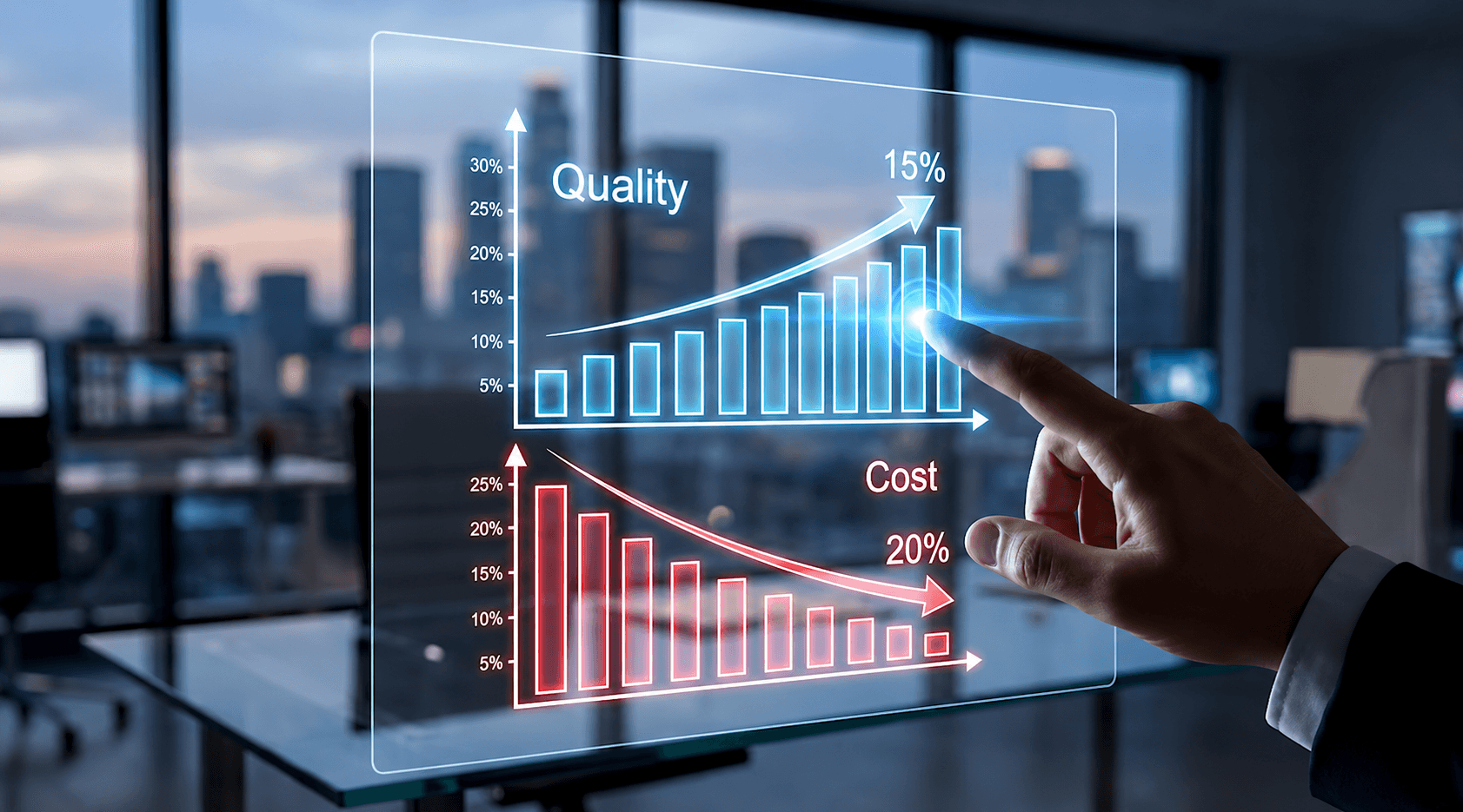 Digital benchmarking and global operations